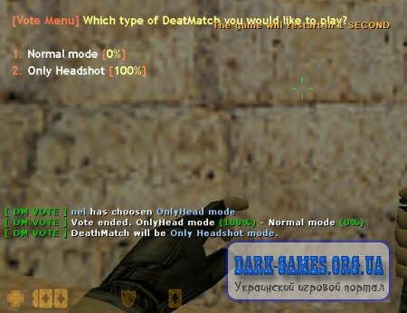  DeathMatch mode vote